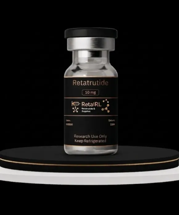 Retatrutide research peptide vial