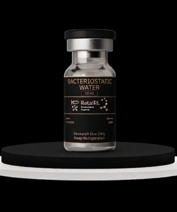 Bacteriostatic water for peptide reconstitution